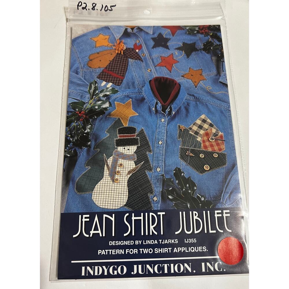 NEW Indygo Junction-Jean Shirt Jubilee Holiday Pattern & Instructions